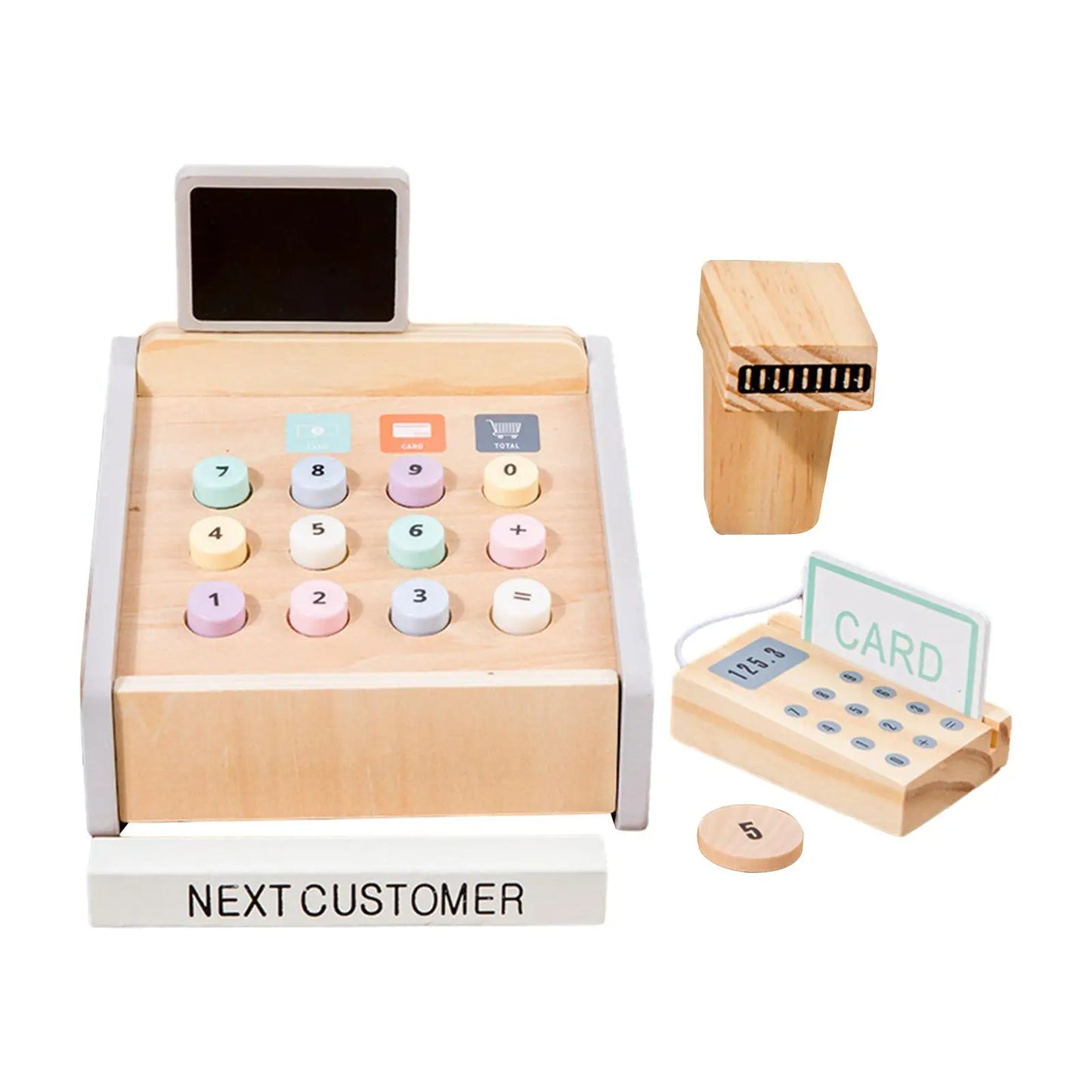 Wood Cash Register & Accessories