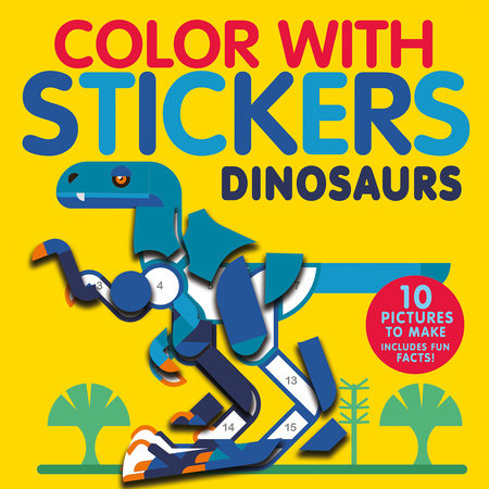 Color with Stickers: Dinosaurs (Paper)