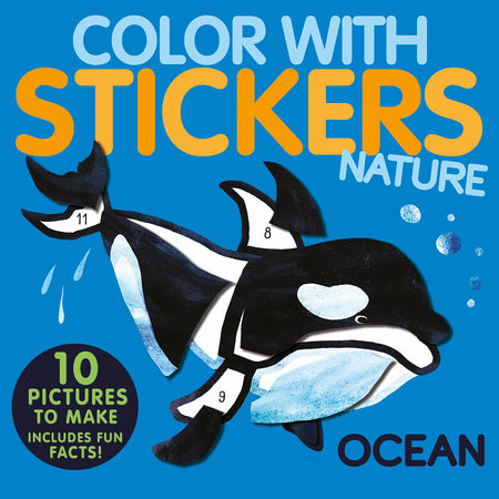 Color with Stickers: Ocean (Paper)