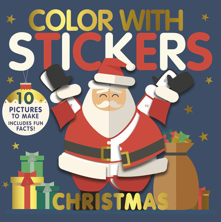 Color with Stickers: Christmas (Paper)