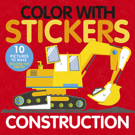 Color with Stickers: Construction (Paper)