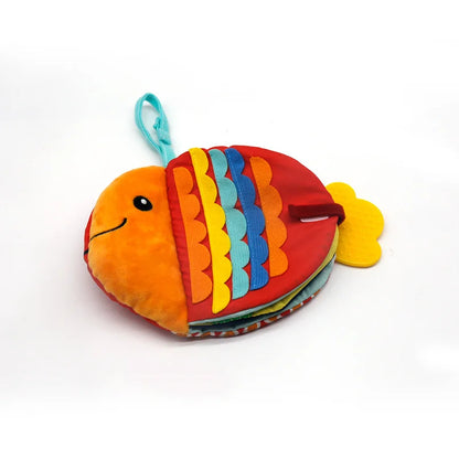 Fish Plush Crinkle Book - Washable