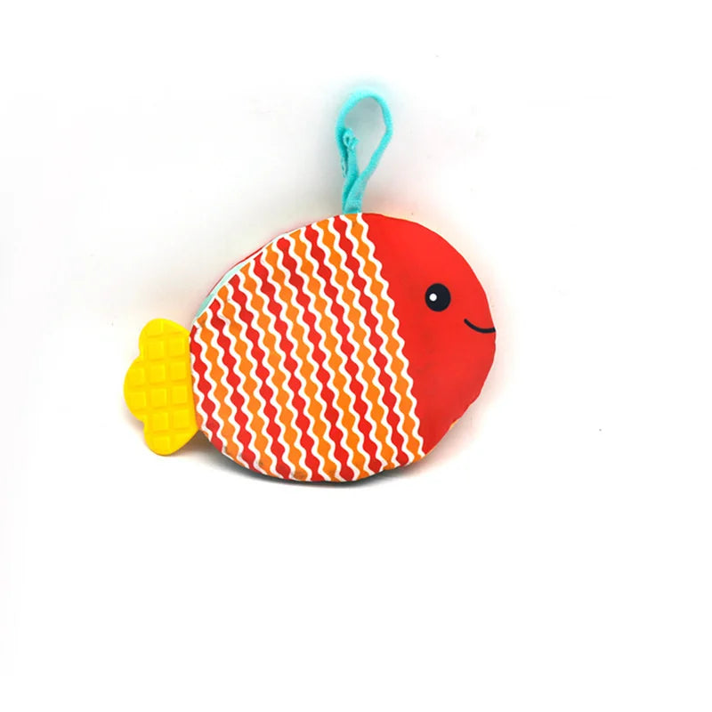 Fish Plush Crinkle Book - Washable