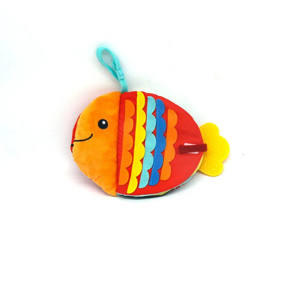 Fish Plush Crinkle Book - Washable