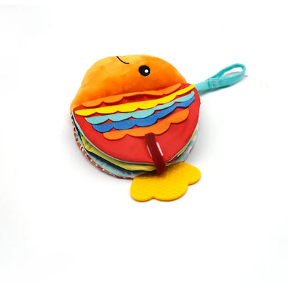 Fish Plush Crinkle Book - Washable