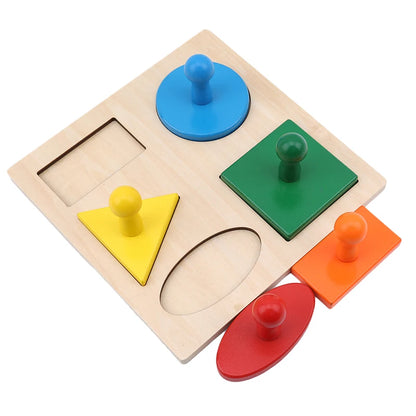 Geometric Shapes Wood Sorting