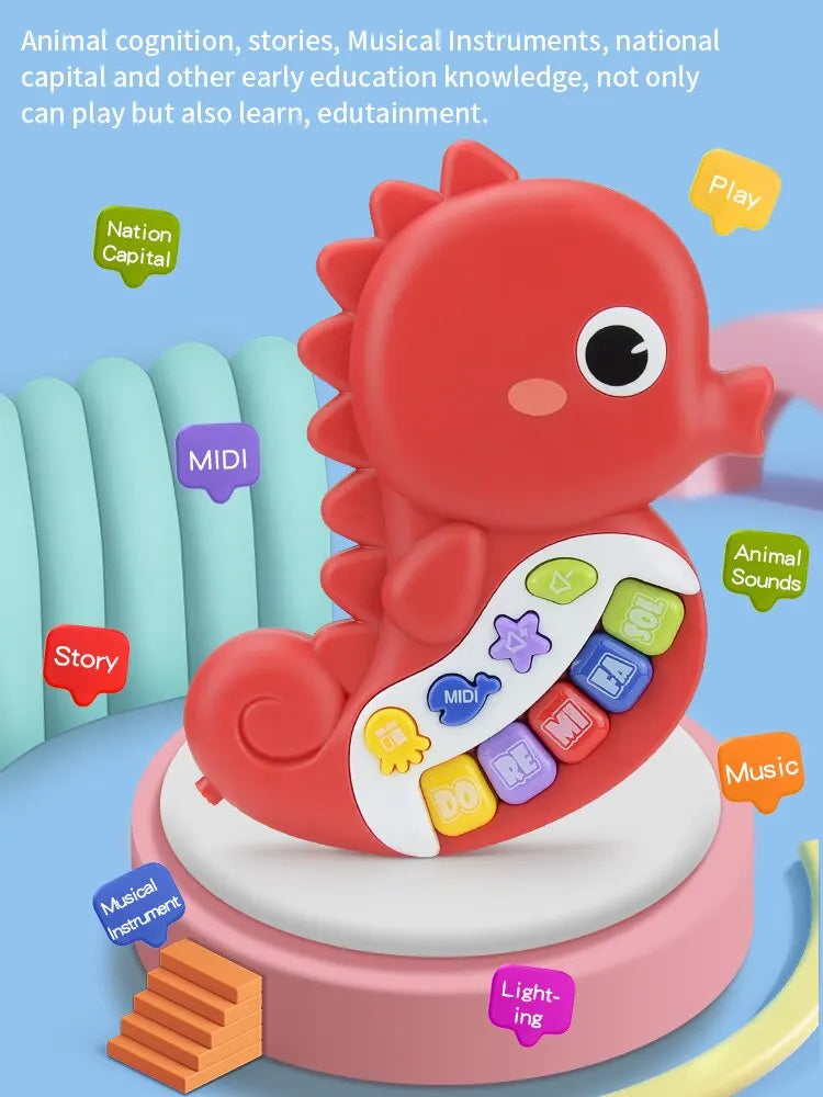 Baby Music Seahorse Keyboard Toy