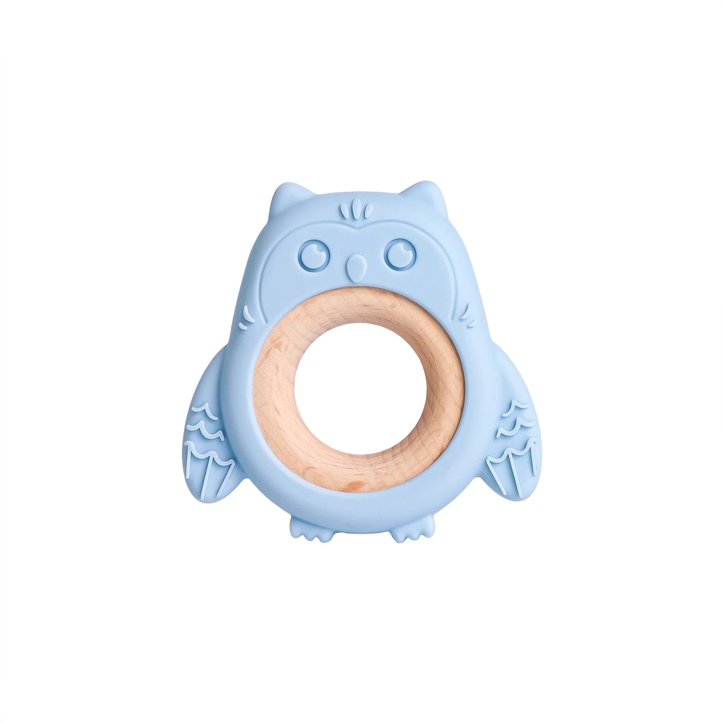 Wooden Ring Owl Teether - 1pc