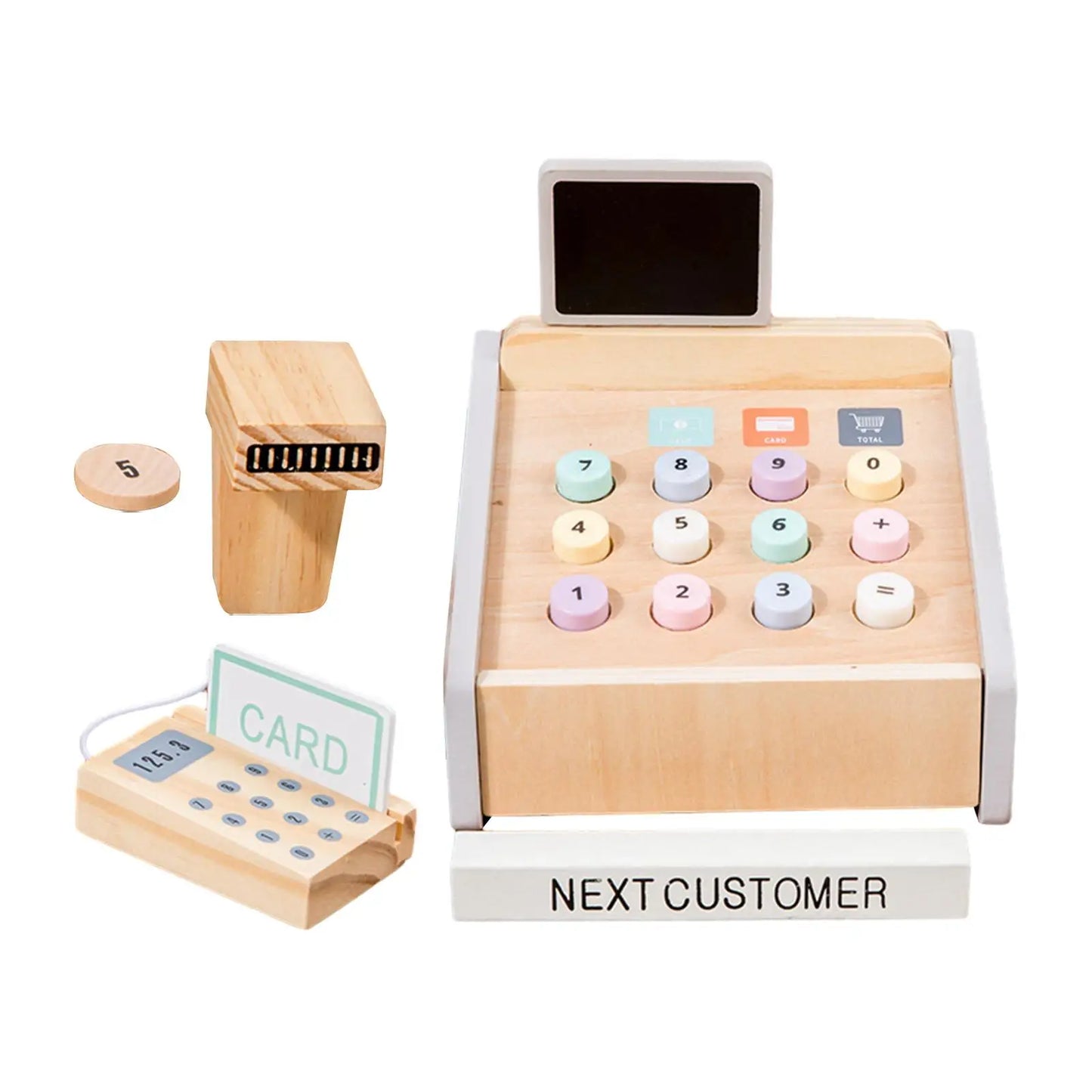 Wood Cash Register & Accessories