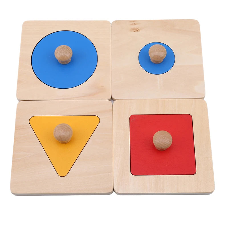 Geometric Shapes Wood Sorting