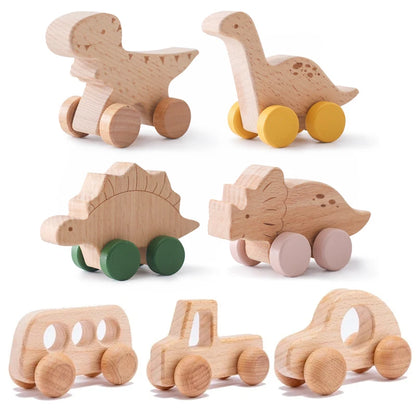 Wood Dinosaurs & Cars