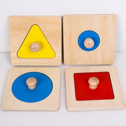 Geometric Shapes Wood Sorting