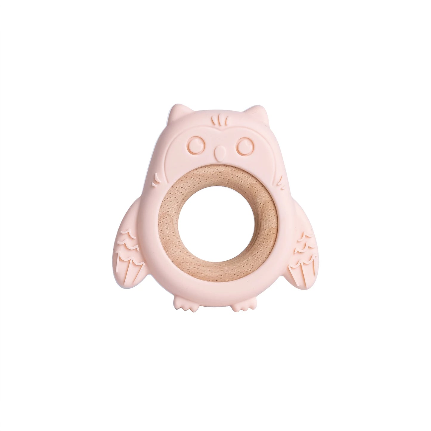 Wooden Ring Owl Teether - 1pc