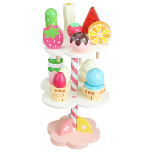 Wood Ice Cream Counter Playset (Multiple Options)