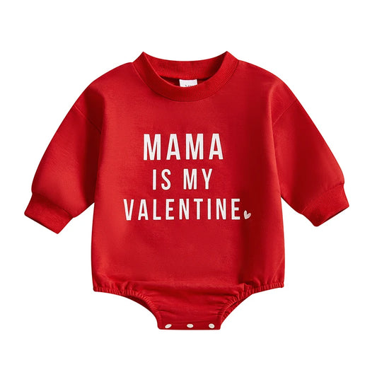 Valentine's Day Long Sleeve Romper Onesie