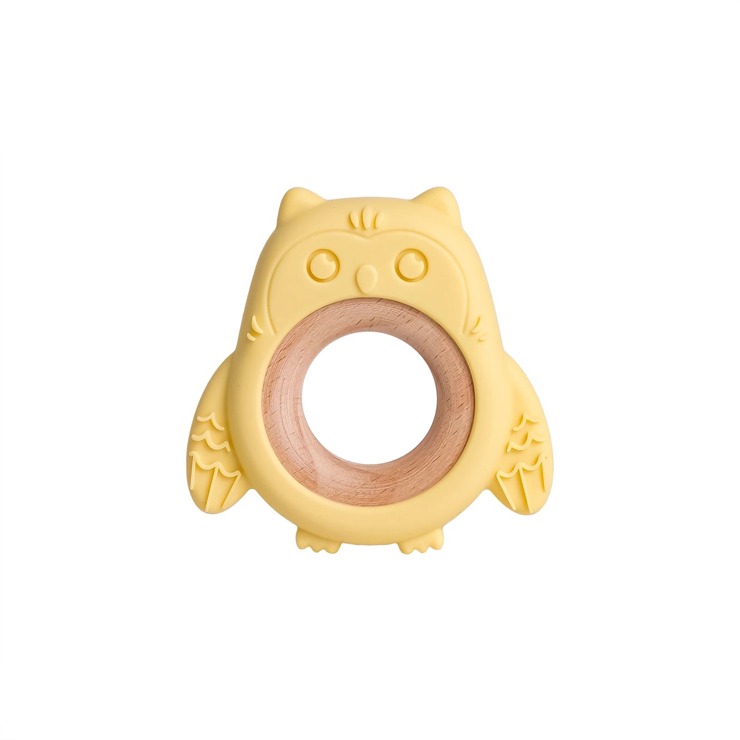 Wooden Ring Owl Teether - 1pc