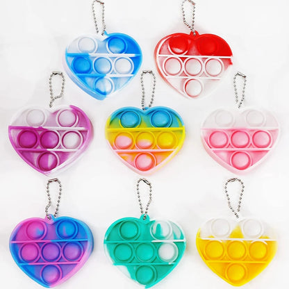 24PCS Heart Pop Valentine Fidget Toys