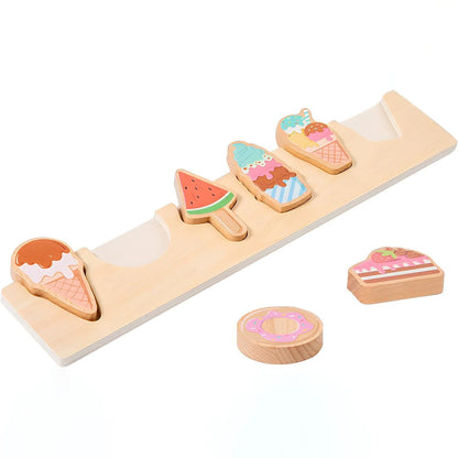 Wood Ice Lolly Set