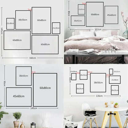 United States Map Educational Poster [Frame Not Included]