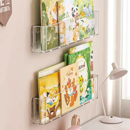 Acrylic Wall Book Shelf