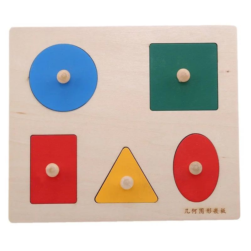 Geometric Shapes Wood Sorting