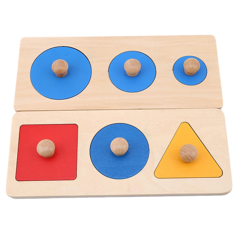 Geometric Shapes Wood Sorting