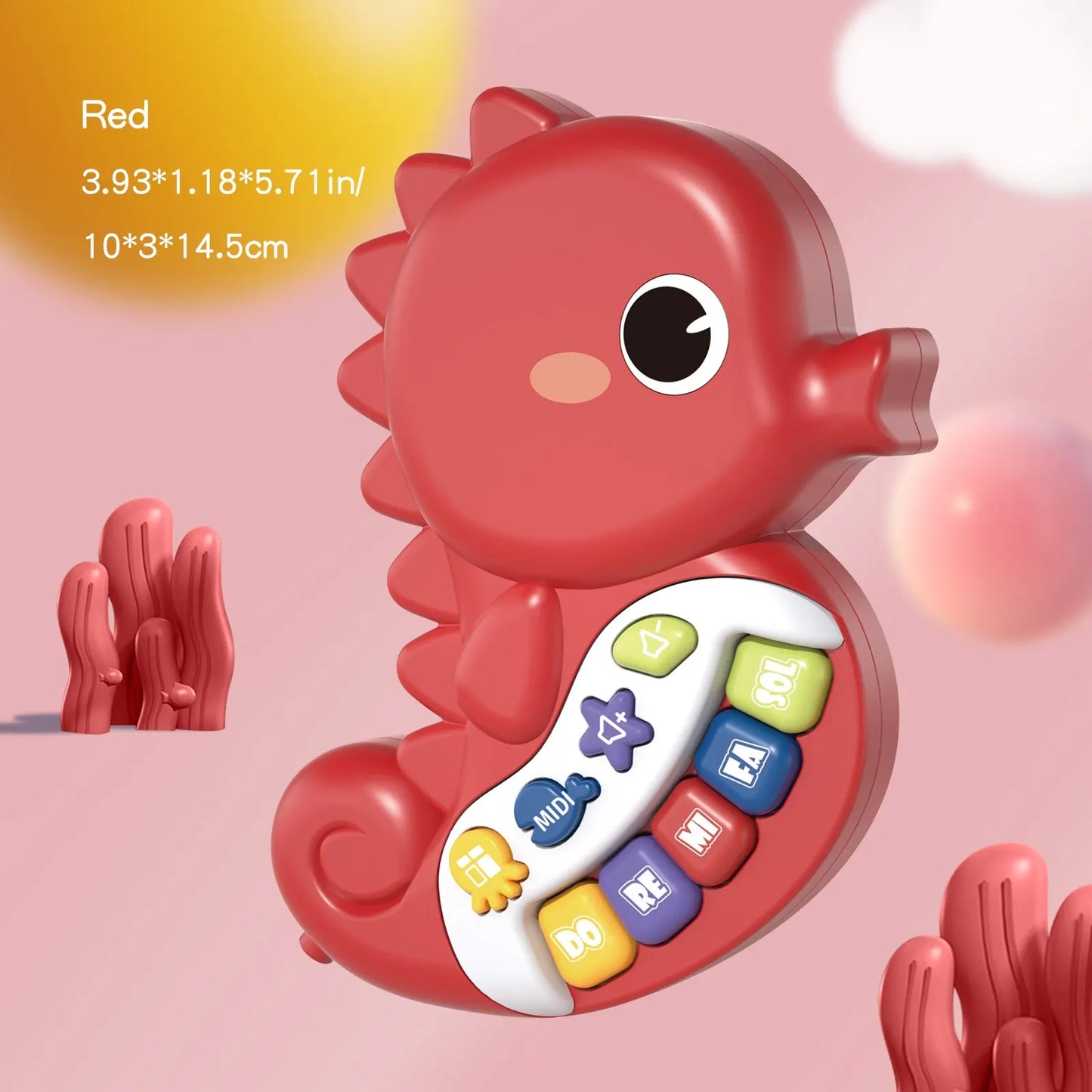 Baby Music Seahorse Keyboard Toy