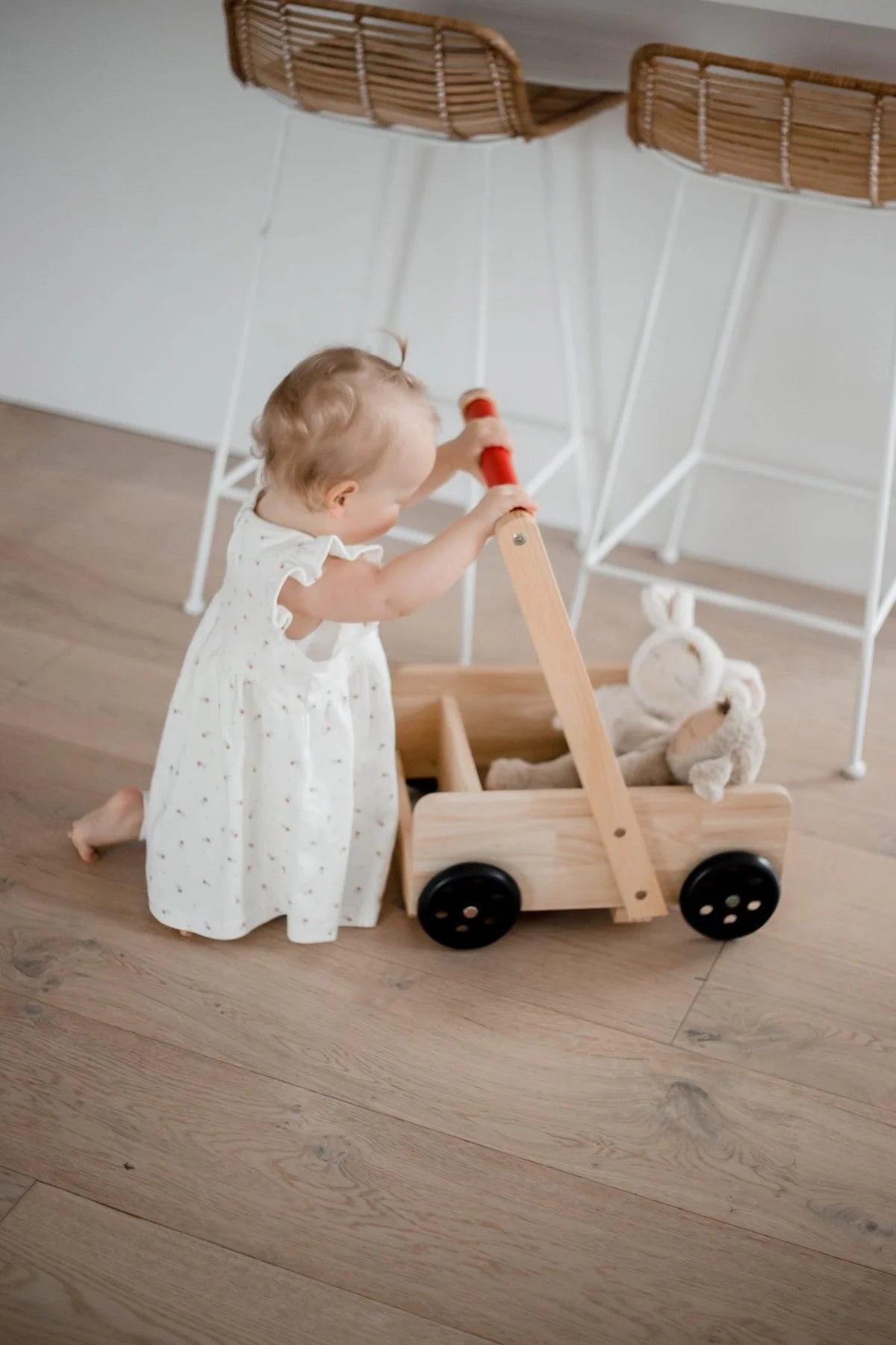 Classic Wood Baby Walker / Stroller